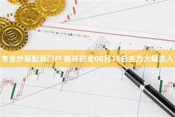 专业炒股配资门户 联环药业08月15日主力大幅流入